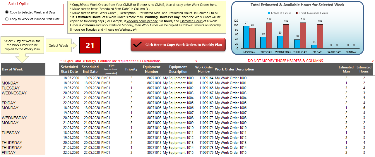 maintenance-planning-and-scheduling-excel-template